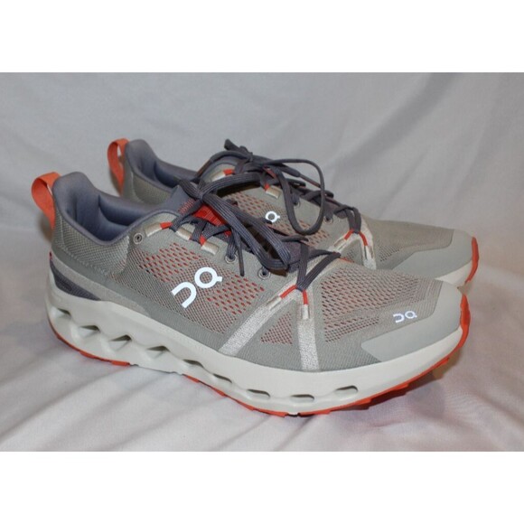 NIB ON CLOUD MEN'S CLOUDSURFER TRAIL ATHLETIC SNEAKERS FOSSIL/IVORY NIB - Picture 2 of 8